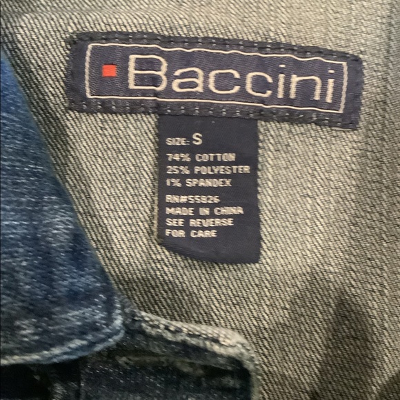 Baccini Blue Jean Jacket - Picture 5 of 11